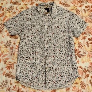 Collard Button Up Short Sleeve